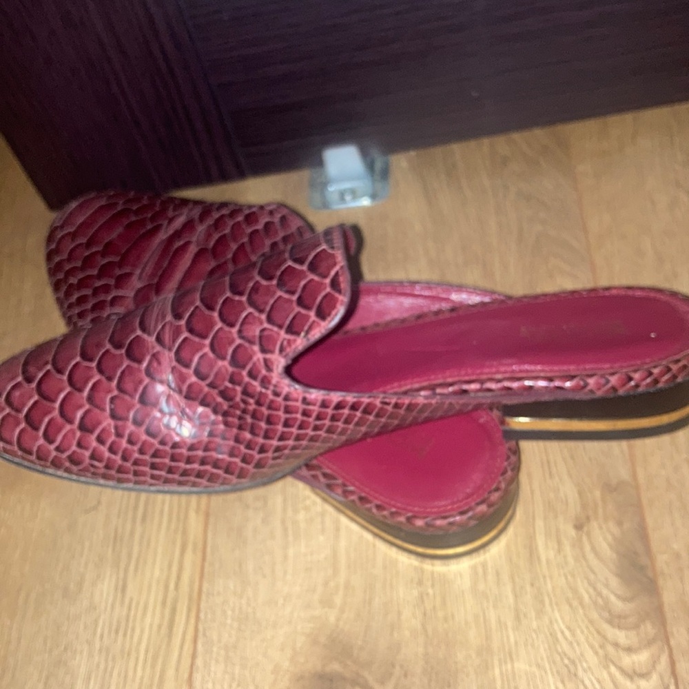 MK Michael Kors snakeskin flats